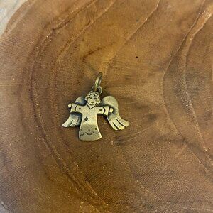RETIRED Jeep Collins Angel Charm, Brass